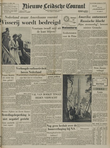Nieuwe Leidsche Courant 1958-04-19