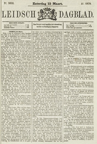 Leidsch Dagblad 1879-03-15