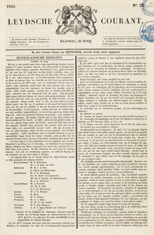 Leydse Courant 1845-06-23
