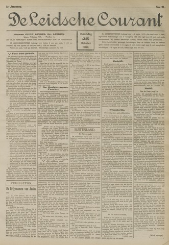 Leidsche Courant 1909-10-25