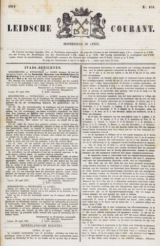 Leydse Courant 1874-04-30