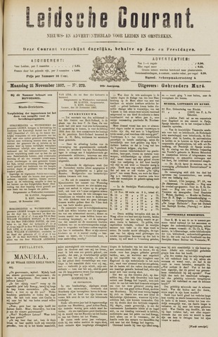 Leydse Courant 1887-11-21