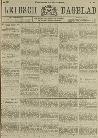 Leidsch Dagblad 1910-09-22