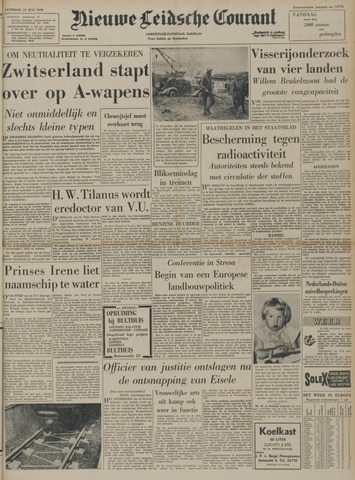 Nieuwe Leidsche Courant 1958-07-12
