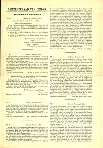 Handelingen van de Raad 1929-12-07