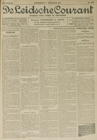 Leidsche Courant 1933-08-03