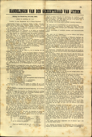 Handelingen van de Raad 1863-07-23