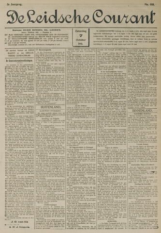 Leidsche Courant 1911-10-07
