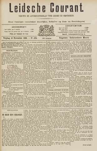 Leydse Courant 1886-11-19