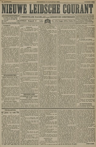 Nieuwe Leidsche Courant 1925-08-13