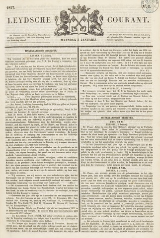 Leydse Courant 1857-01-05