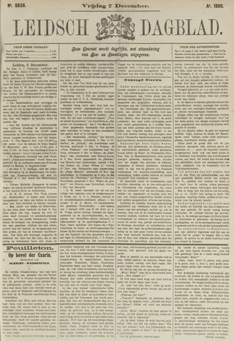Leidsch Dagblad 1888-12-07