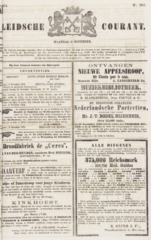 Leydse Courant 1874-11-09