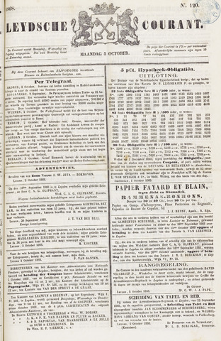 Leydse Courant 1868-10-05
