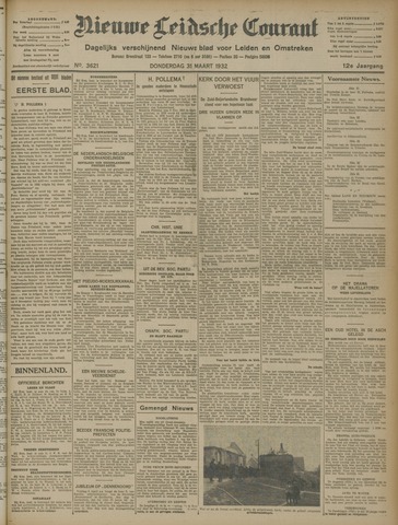Nieuwe Leidsche Courant 1932-03-31