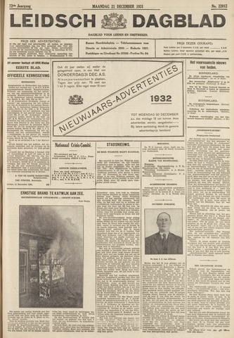 Leidsch Dagblad 1931-12-21