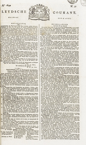 Leydse Courant 1834-04-28