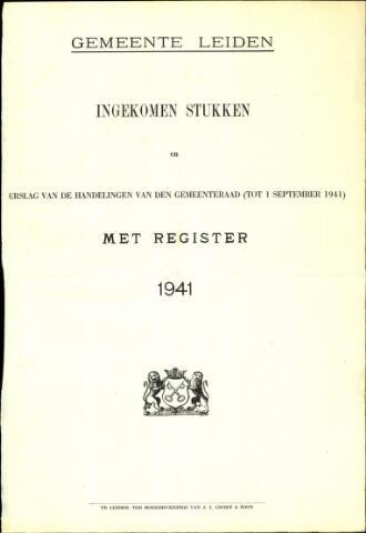 Handelingen van de Raad 1941-01-01