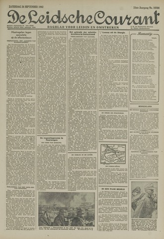 Leidsche Courant 1942-09-26