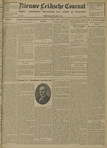 Nieuwe Leidsche Courant 1941-04-30