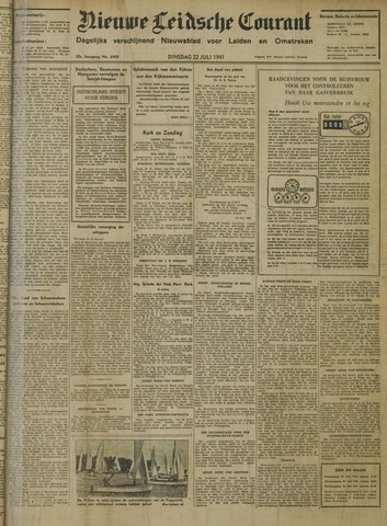 Nieuwe Leidsche Courant 1941-07-22