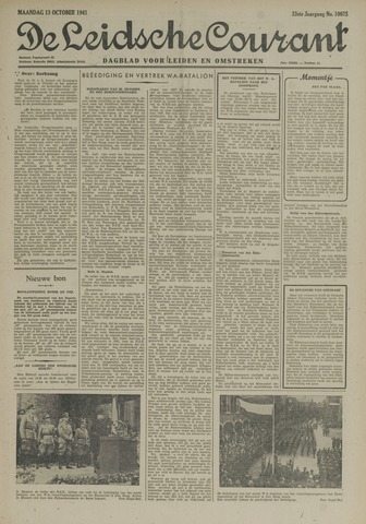 Leidsche Courant 1941-10-13