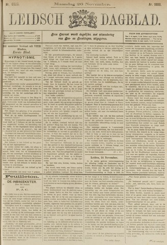Leidsch Dagblad 1888-11-26