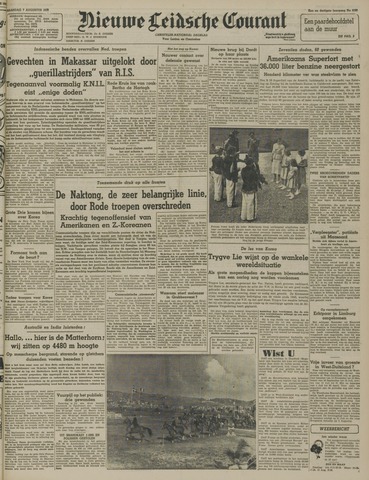 Nieuwe Leidsche Courant 1950-08-07