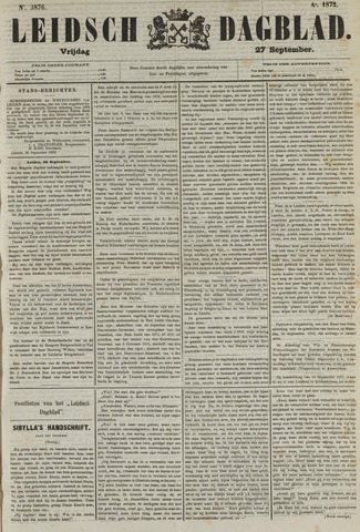 Leidsch Dagblad 1872-09-27