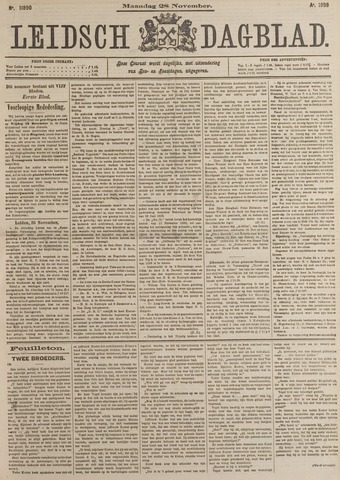Leidsch Dagblad 1898-11-28