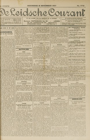 Leidsche Courant 1927-11-16
