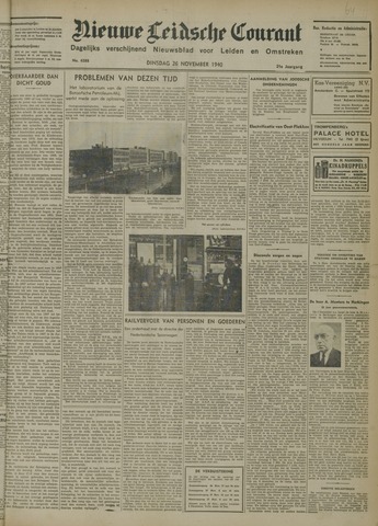 Nieuwe Leidsche Courant 1940-11-26