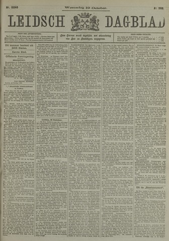 Leidsch Dagblad 1910-10-19
