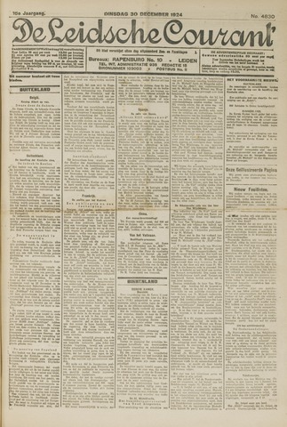 Leidsche Courant 1924-12-30