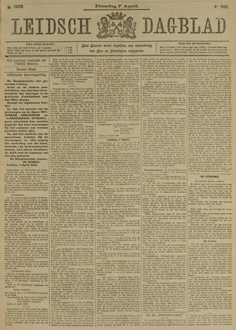 Leidsch Dagblad 1903-04-07