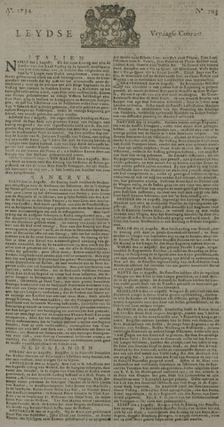Leydse Courant 1734-08-27