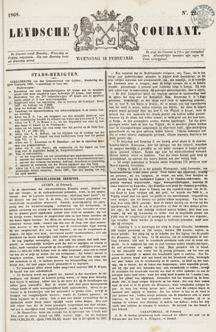 Leydse Courant 1868-02-19