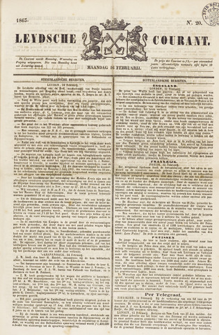 Leydse Courant 1863-02-16
