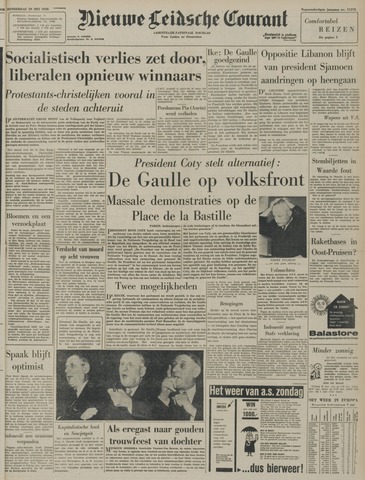 Nieuwe Leidsche Courant 1958-05-29