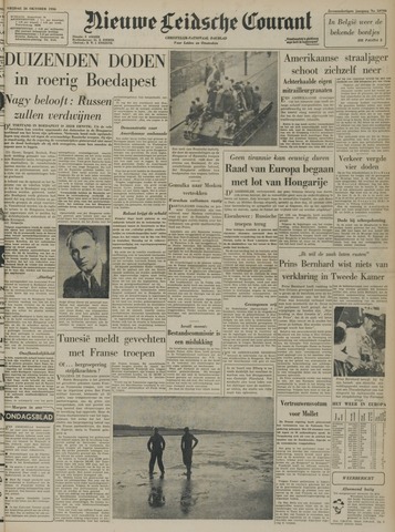 Nieuwe Leidsche Courant 1956-10-26