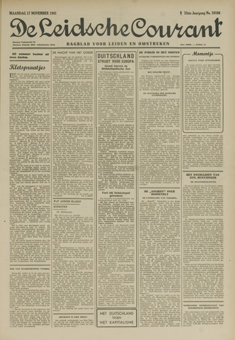 Leidsche Courant 1941-11-17