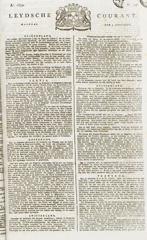 Leydse Courant 1832-09-03