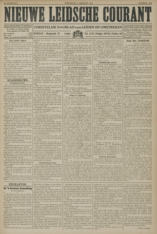 Nieuwe Leidsche Courant 1925-01-07