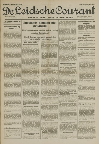Leidsche Courant 1939-10-04