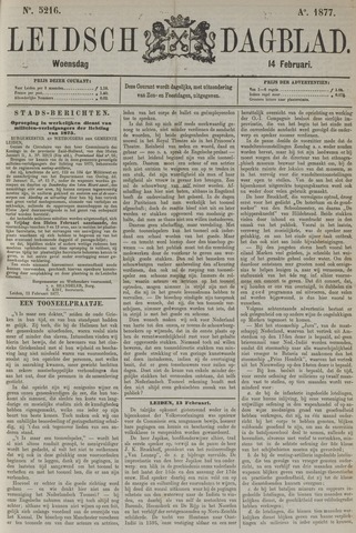 Leidsch Dagblad 1877-02-14