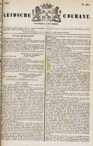 Leydse Courant 1881-11-02