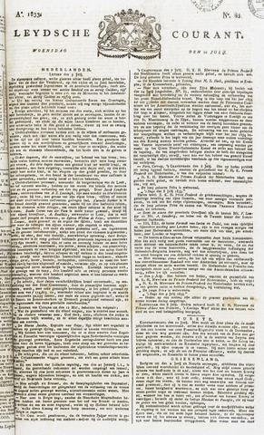 Leydse Courant 1833-07-10