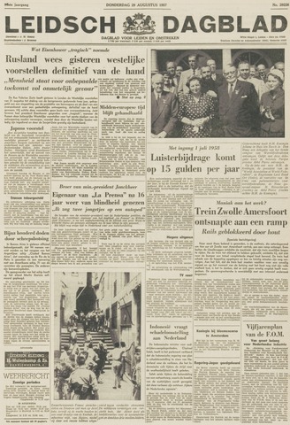Leidsch Dagblad 1957-08-29
