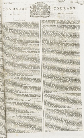 Leydse Courant 1832-08-29