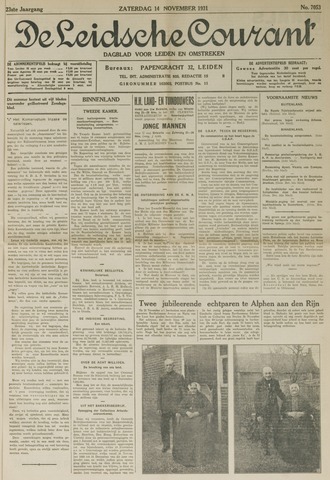 Leidsche Courant 1931-11-14